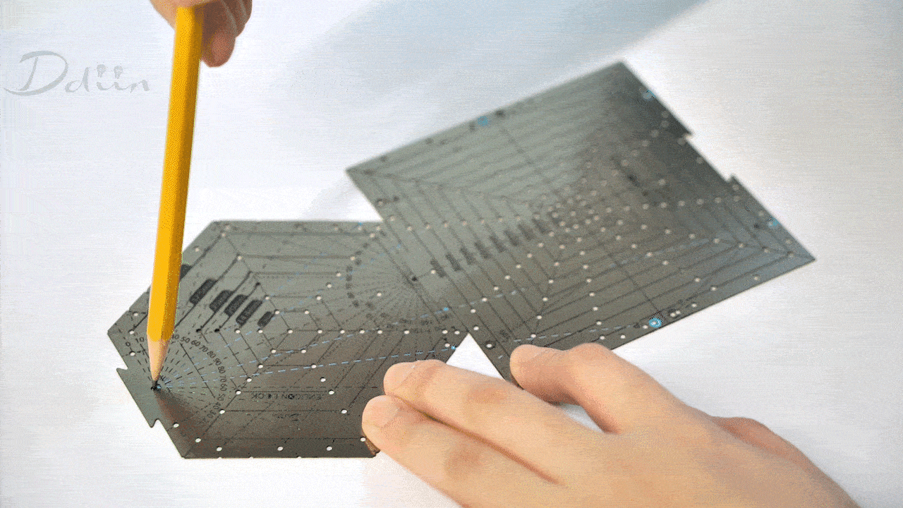 Exlicon Lock - Hexagon Tool - Quick and Easy 1-4 Point Perspectives in No Time