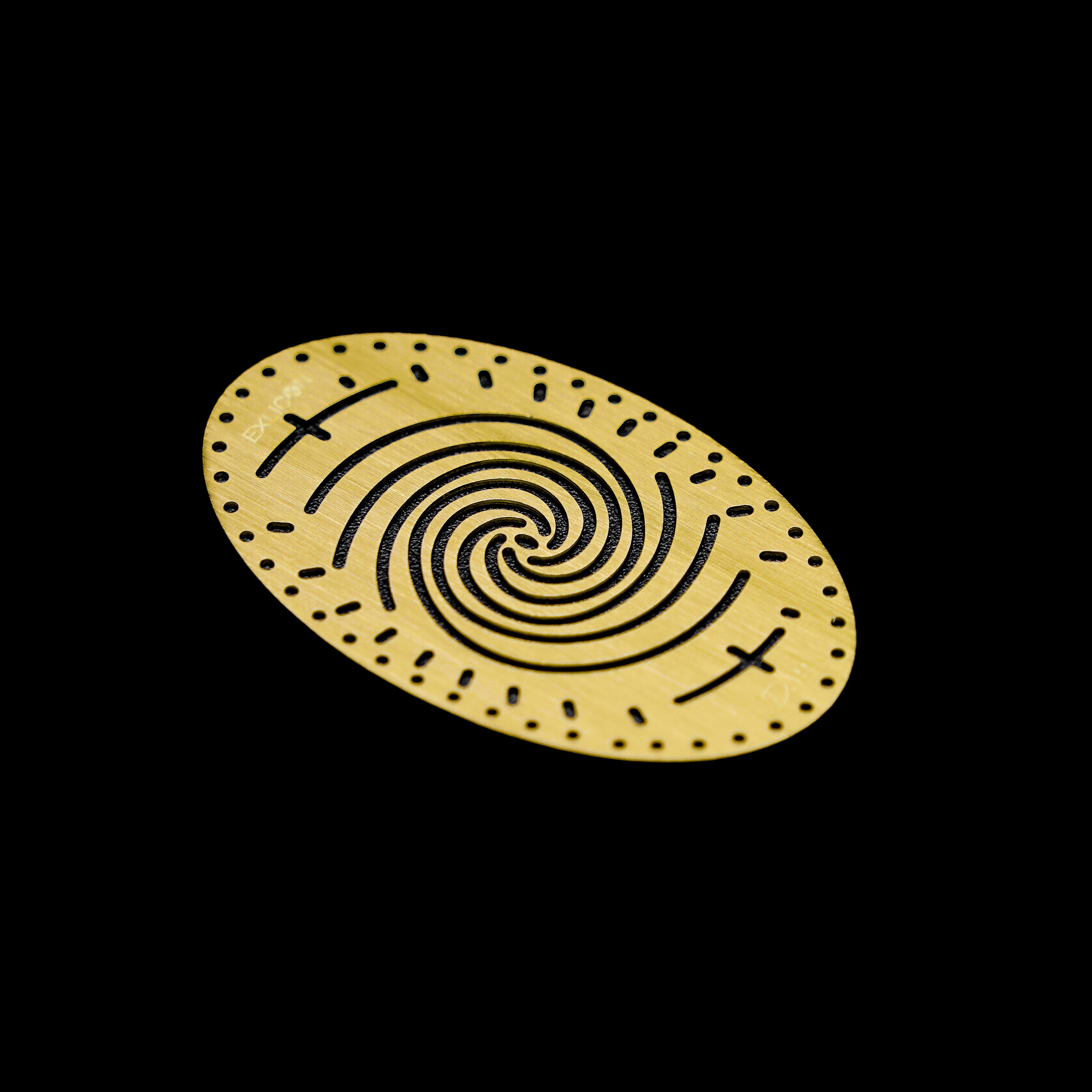 Mini Exlicon Ellipse Brass Disc