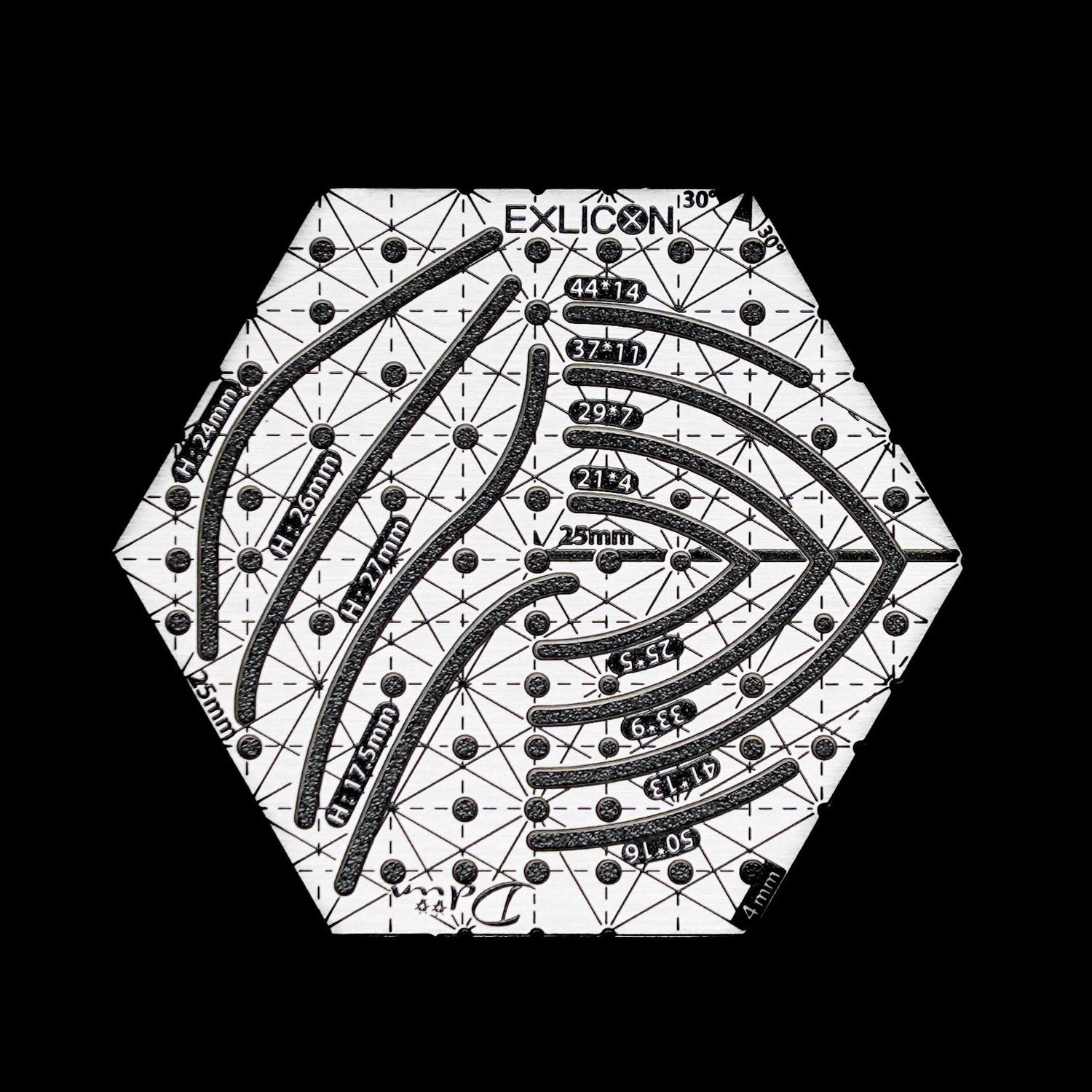 Small Hexagon Disc (Stainless Steel)