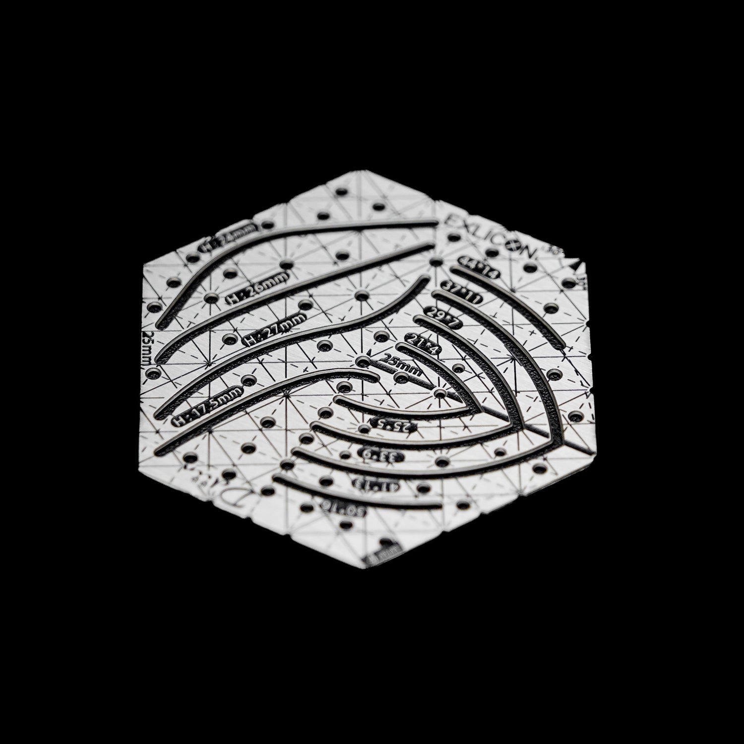 Small Hexagon Disc (Stainless Steel)