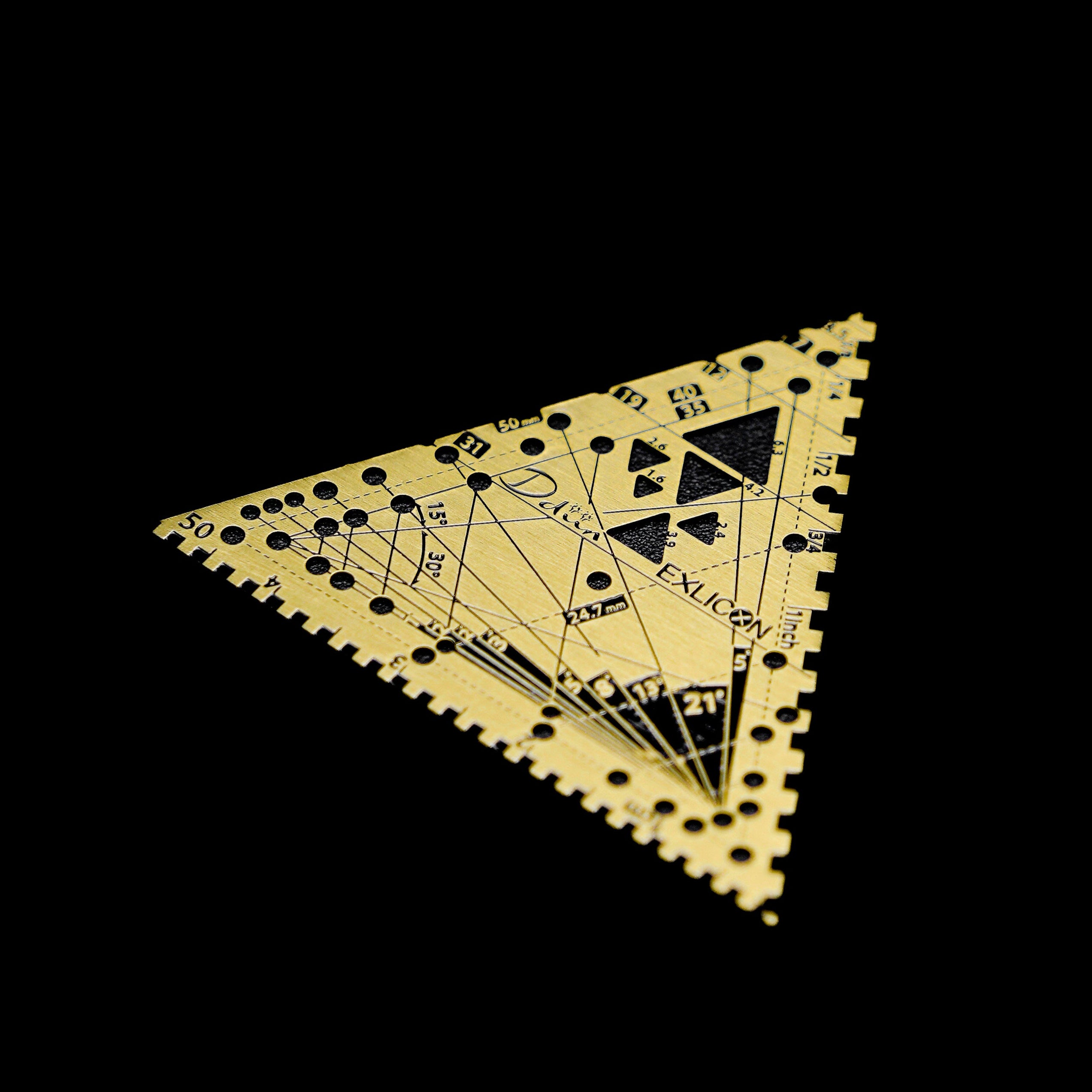 Mini Small Triangle Disc (Brass)