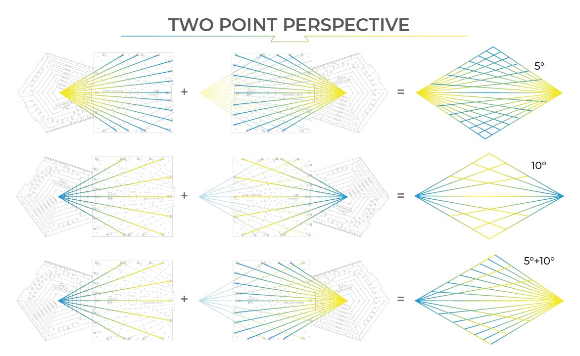 Exlicon Lock - Pentagon Tool - Quick and Easy 1-4 Point Perspectives in No Time