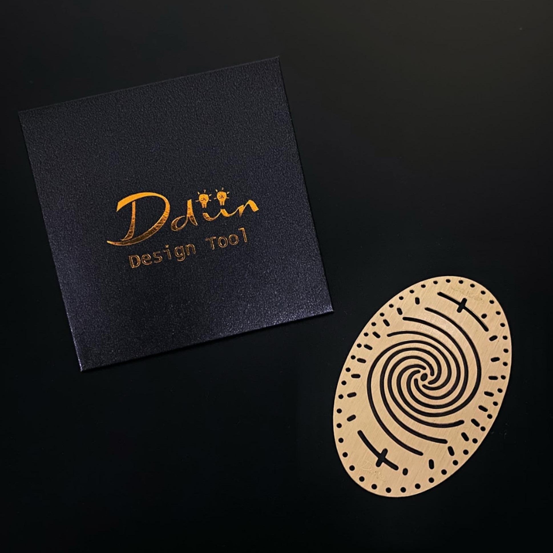 Mini Exlicon Ellipse Messingscheibe