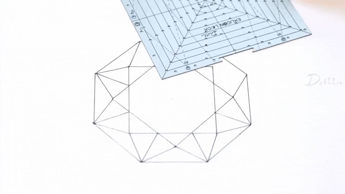 Exlicon Lock- Stainless Steel Drawing Tool Set & Leather Pouch