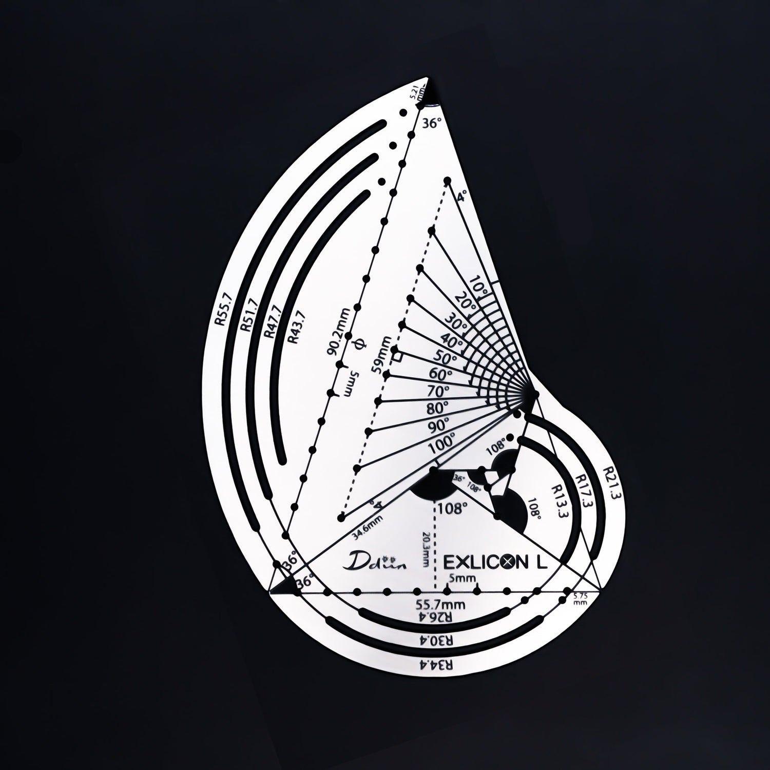 Exlicon L-Golden Ratio Tool Set with Leather Pouch Bundle