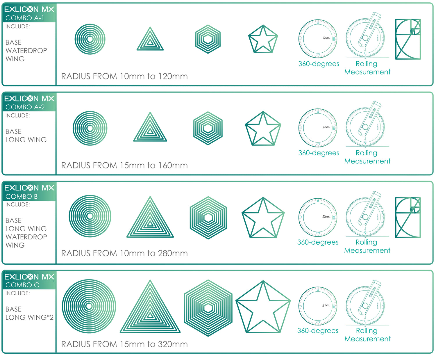Exlicon MX 航空鋁材水滴尺