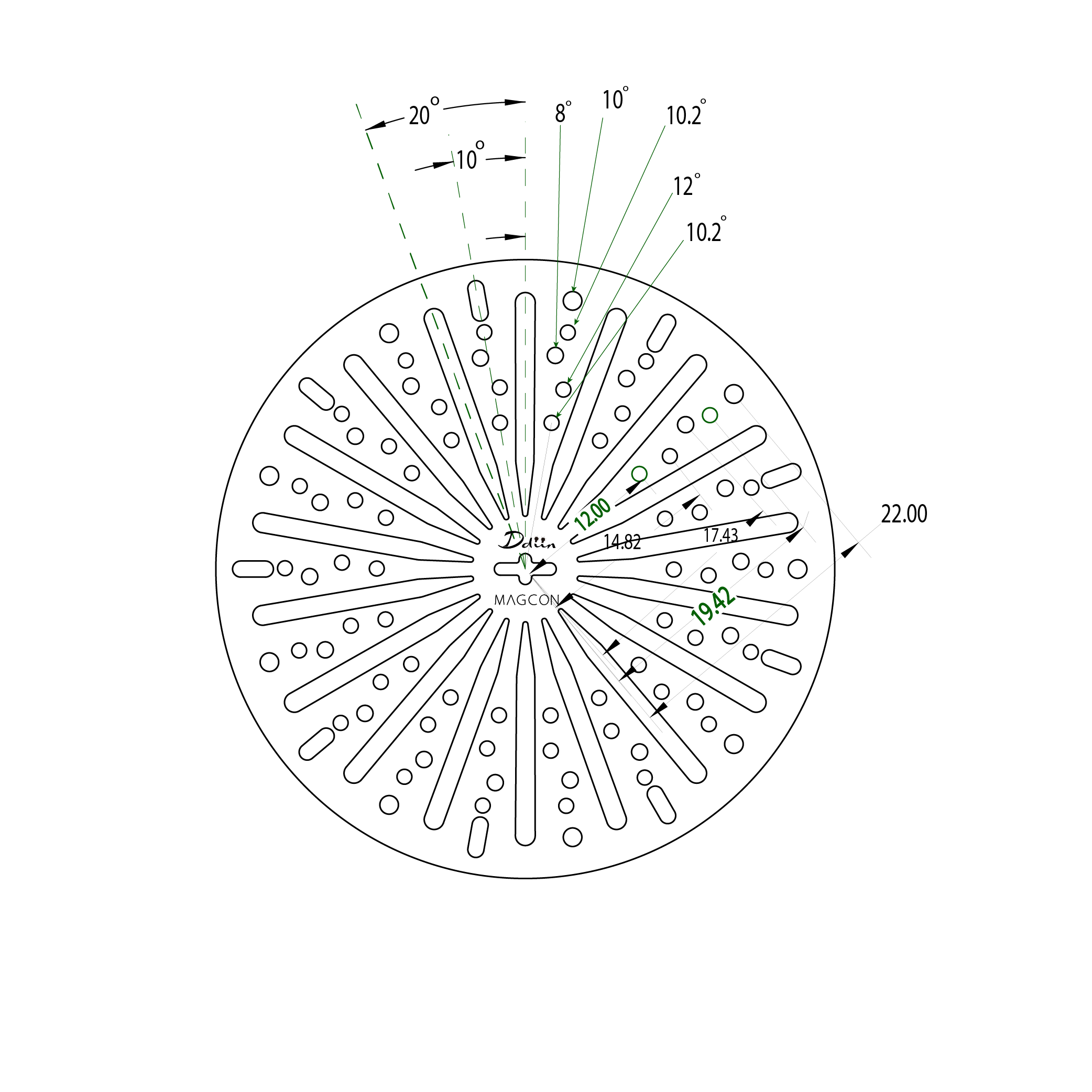 Magcon stainless steel Disc