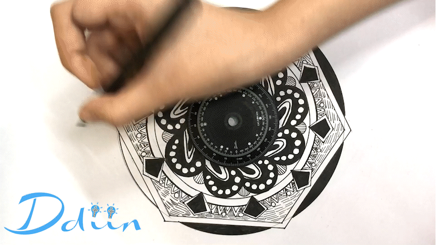 How to use Exlicon MX to draw a Mandala? Personalized stationery to help you create great artwork.