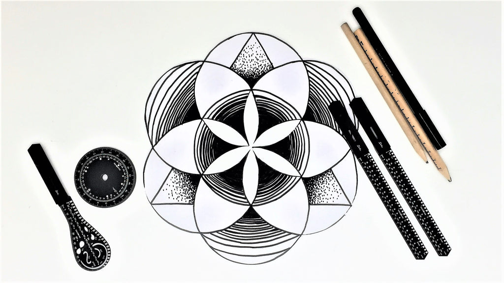 Create more mandala art using Exlicon MX! Mandala art tutorial using your personalized stationery Exlicon MX.