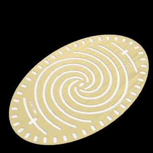 在素材輪播內開啟圖片，Exlicon橢圓黃銅圓盤
