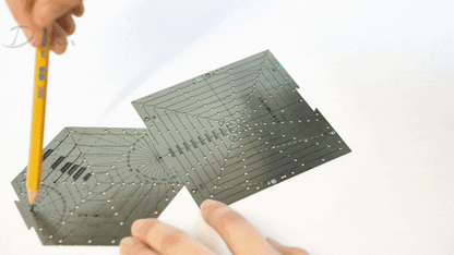 Exlicon Lock Brass Tool Mini Hexagon Ruler