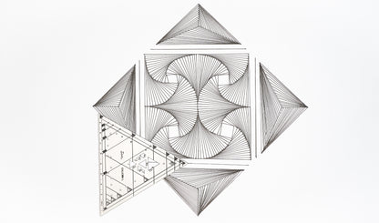 Exlicon L Triangle Tool- Precision Golden Ratio Tools for Art and Geometry