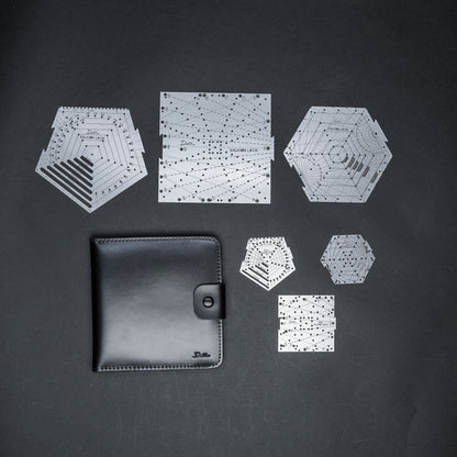 Exlicon Lock Stainless Steel with Mini Exlicon Lock and Leather Pouch