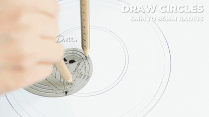 Exlicon L - TG Tool &amp; Mini TG Stainless Steel Stencil kit for Golden Ratio Drawing