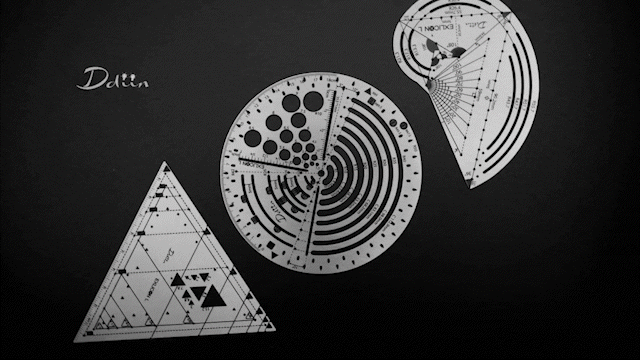 Exlicon L - Precision Golden Ratio Tool Set for Art and Geometry