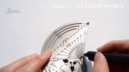 Exlicon L - TG Tool &amp; Mini TG Stainless Steel Stencil kit for Golden Ratio Drawing