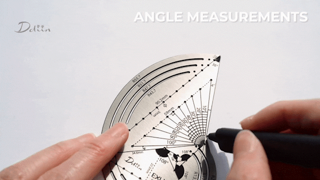Exlicon L - TG Tool -Precision Golden Ratio Tools for Art and Geometry