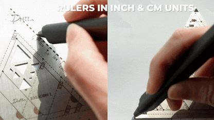 Exlicon L - Precision Golden Ratio Tool Set for Art and Geometry