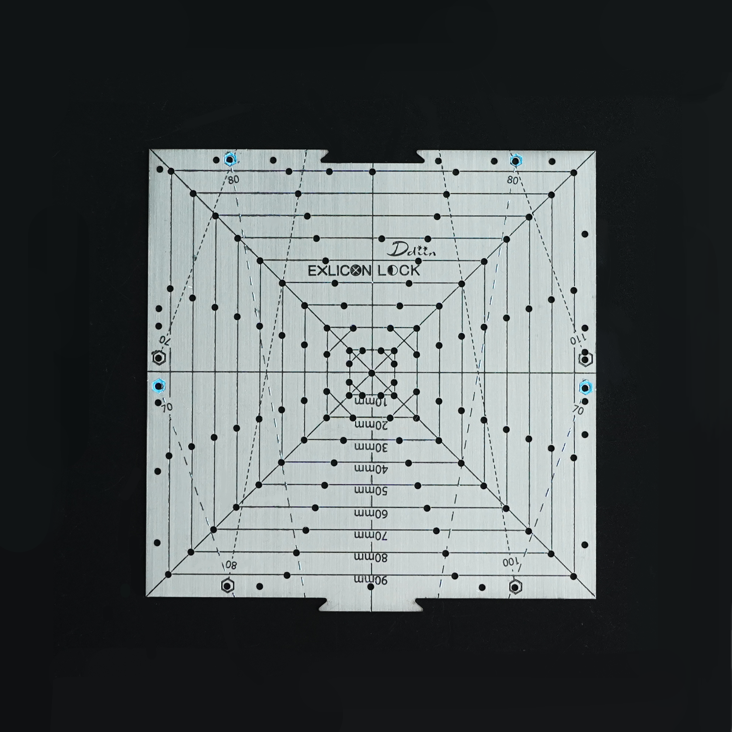 Exilon Lock Exlicon Lock Square Tool - Quick and Easy 1-4 Point Perspectives in No ...