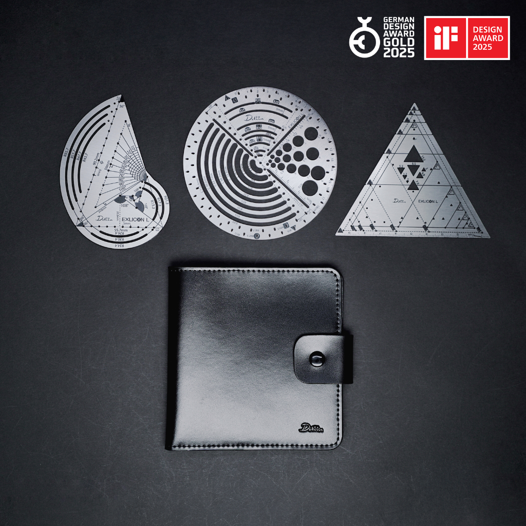 Exlicon L-Golden Ratio Tool Set with Leather Pouch Bundle