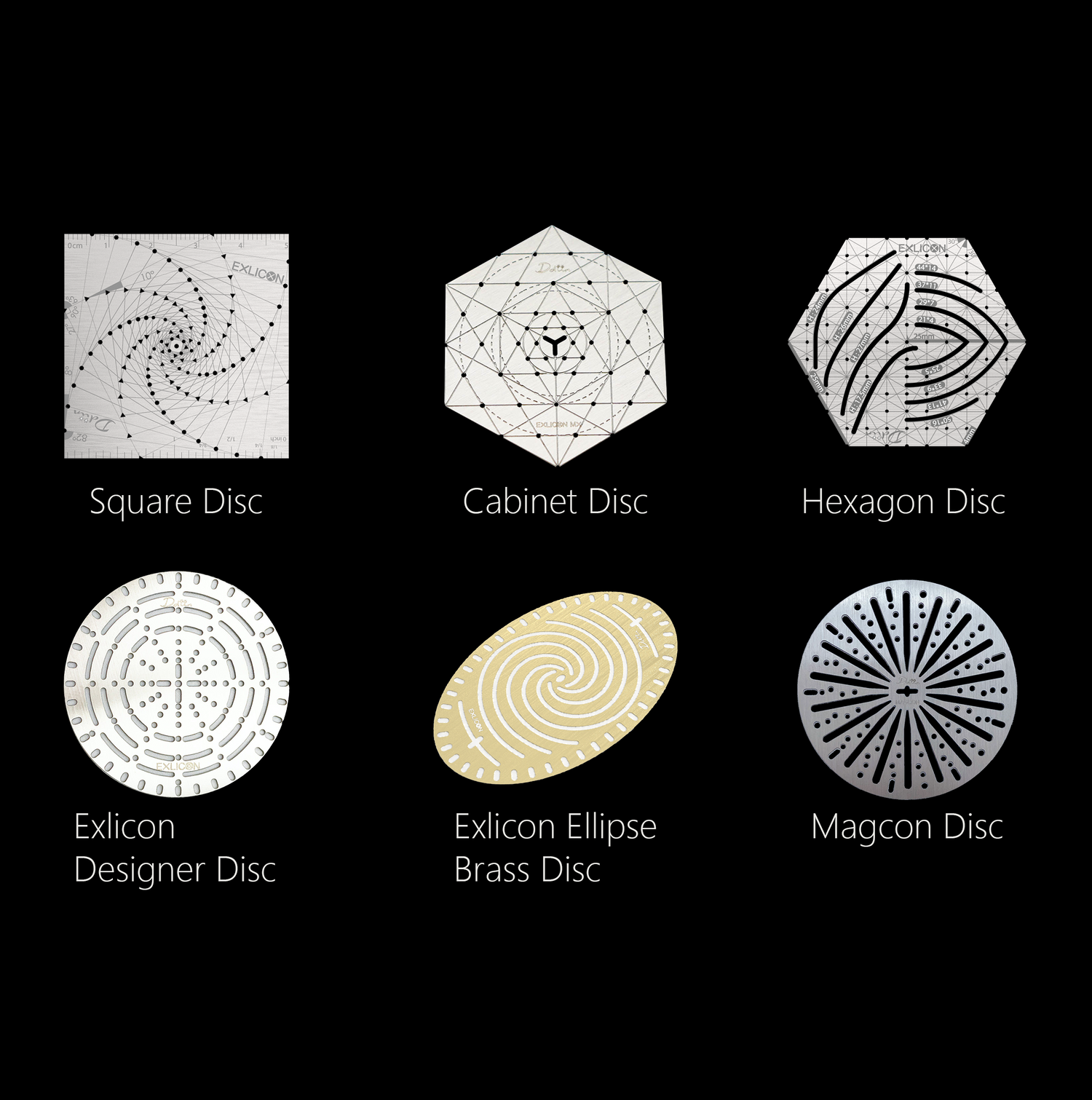 Mini 6 of Disc-Stainless Steel drawing set