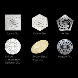 Open image in slideshow, Full Set of Disc- Stainless Steel /Brass Design /drawing kit set
