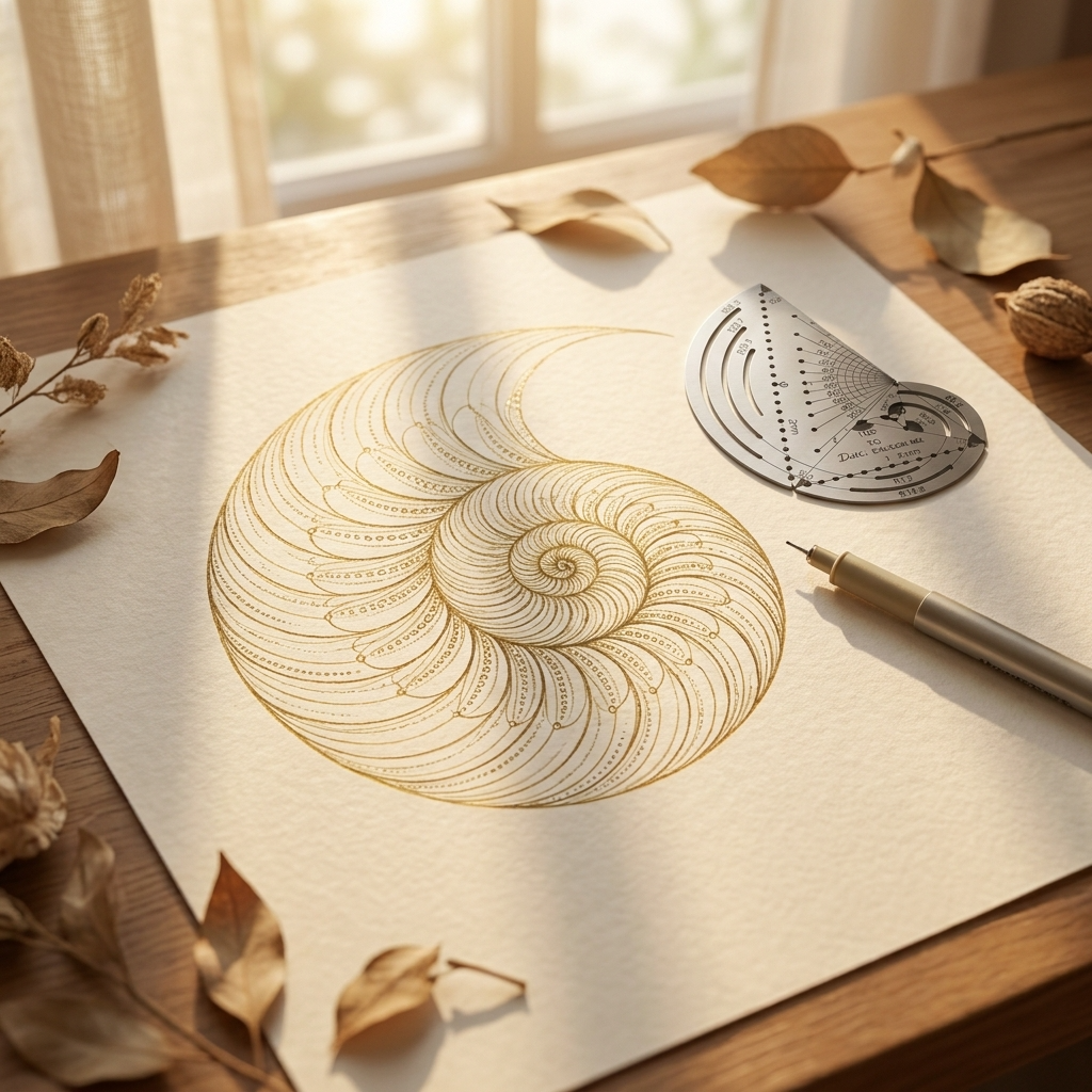 Exlicon L - TG Tool &amp; Mini TG Stainless Steel Stencil kit for Golden Ratio Drawing