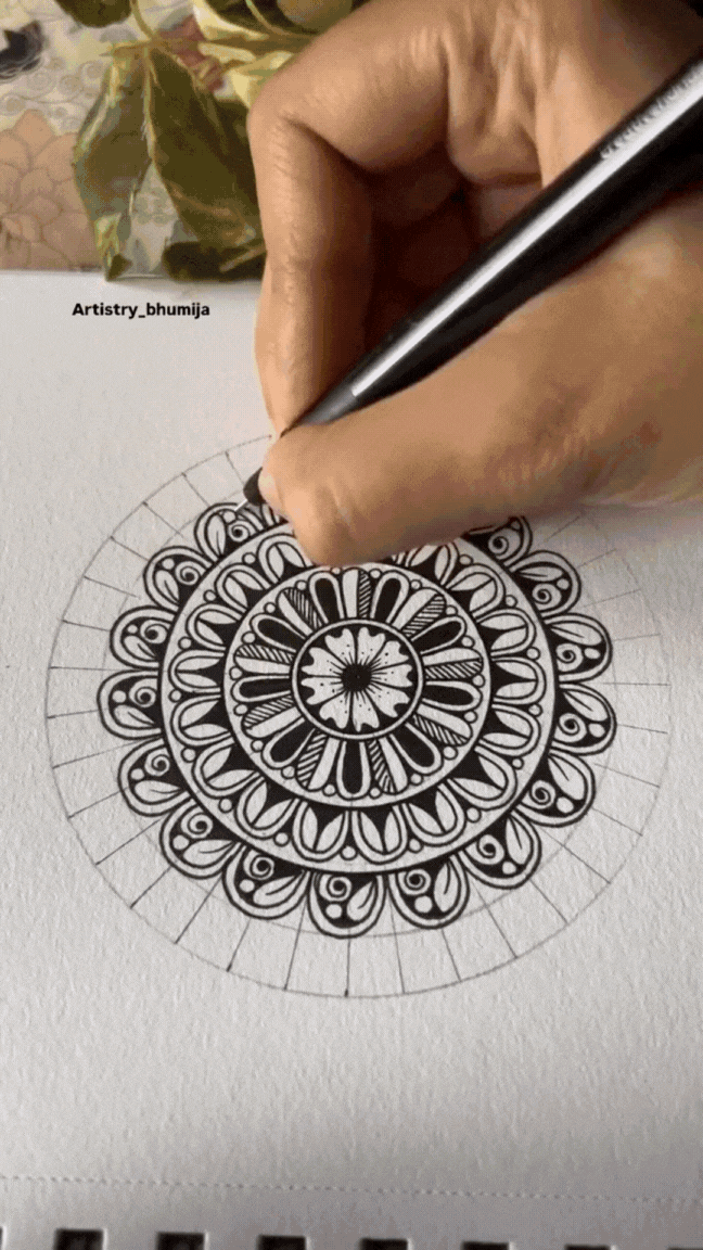 Exlicon L - Brass Circle Tool Precision Golden Ratio Ruler for Art and Geometry