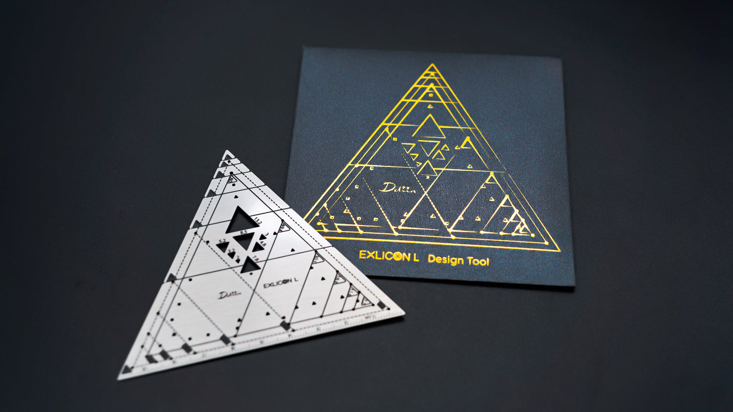 Exlicon L Triangle Tool- Precision Golden Ratio Tools for Art and Geometry