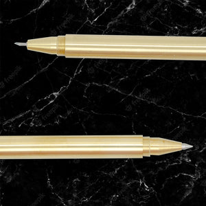 Open image in slideshow, Solid Brass Pen/ Hobby Knife Pen 13.6cm
