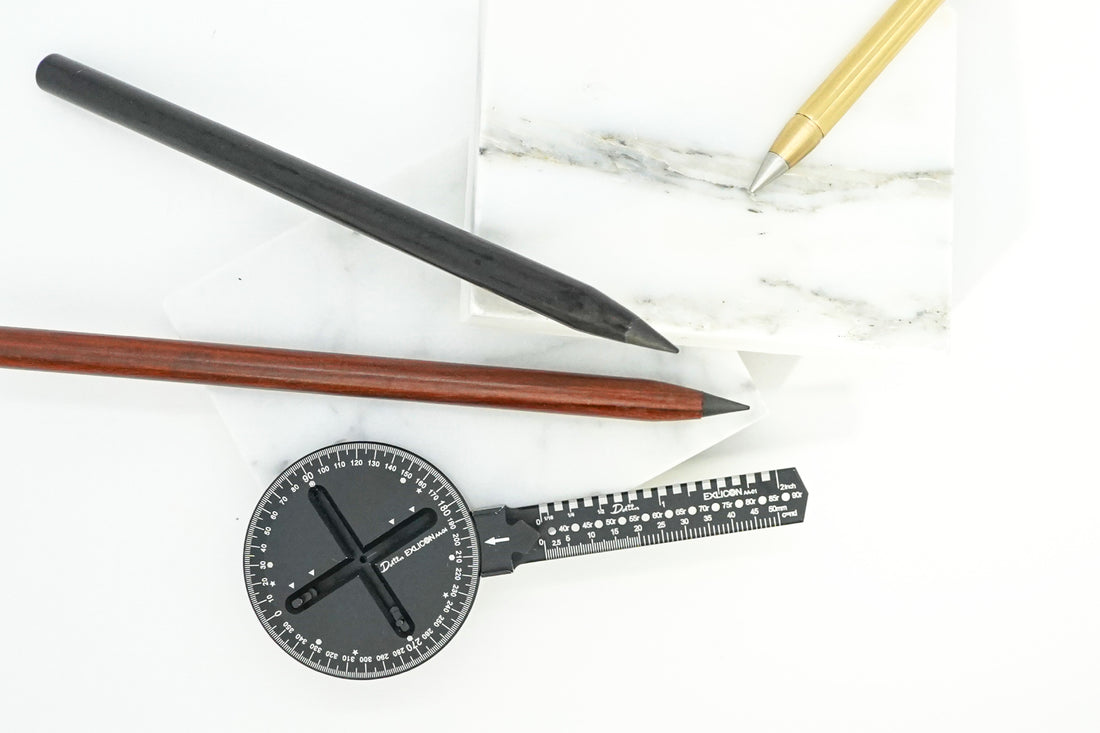Red Sanders/ African Blackwood Graphite Pencil